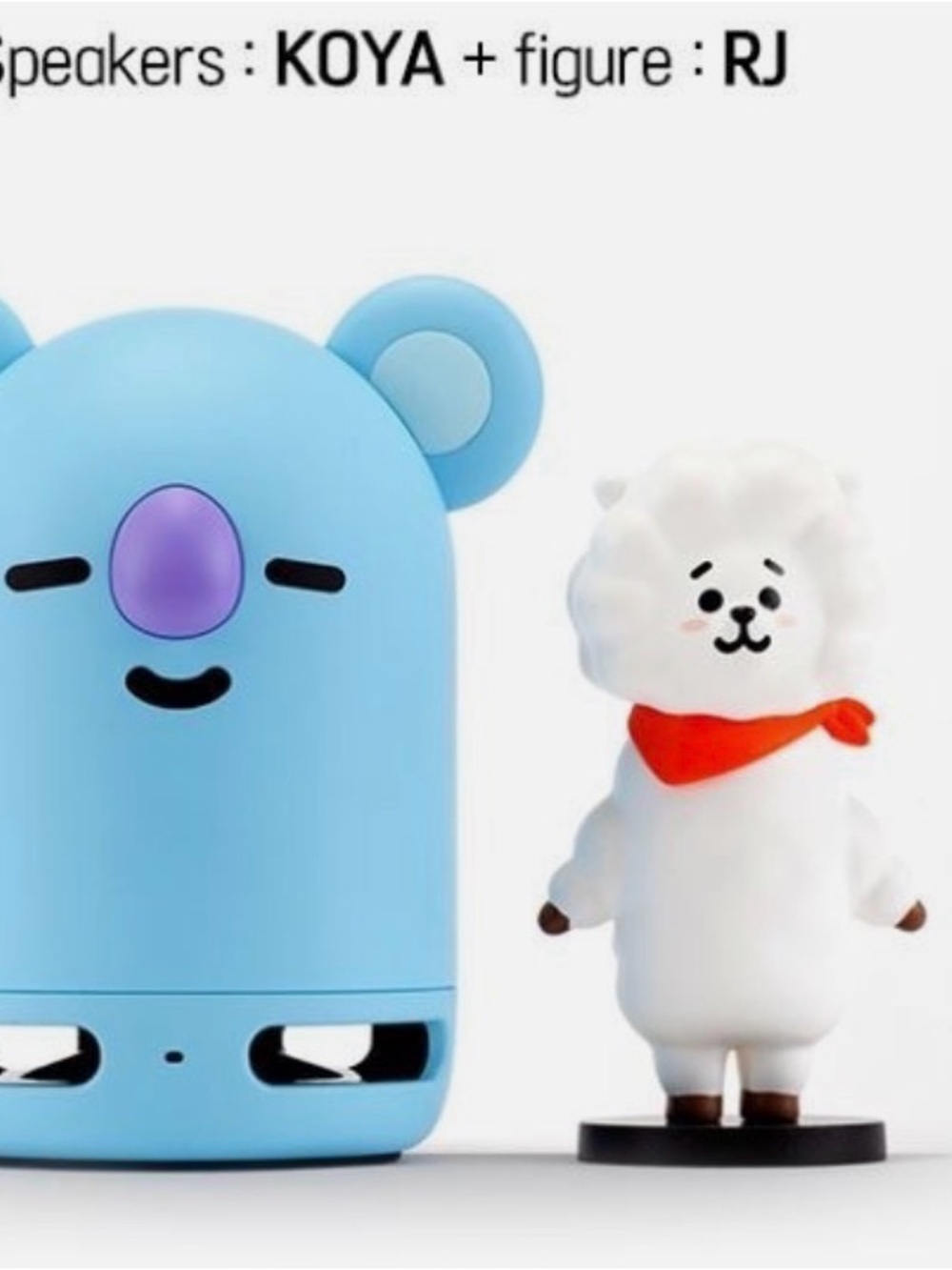 BT-21 K-POP BTS Friends - Duo Bluetooth Stereo Speaker BT21 Collectible Set